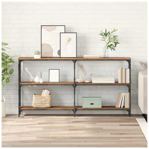 Tavolo consolle Legno vecchio 156 x 28 x 80,5 cm - Foto 2