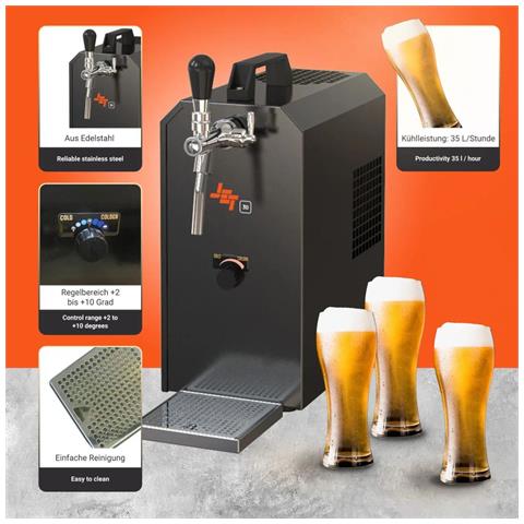 Spillatore Birra Con Pompa A Membrana Jet 30k Dispenser Birra Macchina Per Birra 1-linea 30 Litri /h - Foto 2