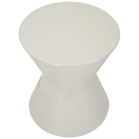 Tavolino Vkh1083-bianco-metallo-45x45x55 Cm - Foto 2