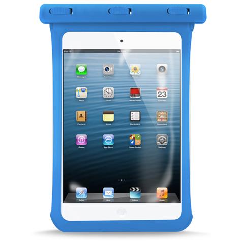 Custodia Impermeabile Slim Per Tablet Fino A 7.9'' Blu Con Tracolla Blu - Foto 1