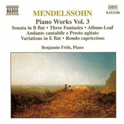 Mendelssohn Felix - Opere X Pf (integrale) Vol. 3: Sonata Op. 106, 3 Fantasie O Capricci Op. 16, Foglio - Foto 1