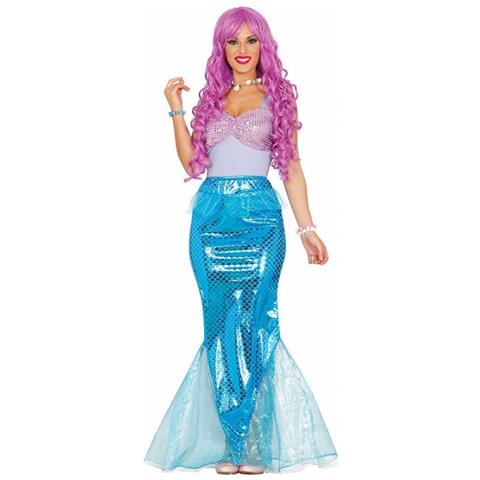 Costume Da Sirena - Sirenetta - Donna, Taglia L 38/44 - Foto 1