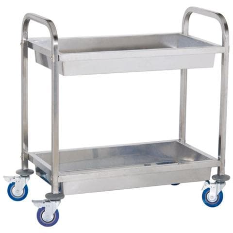 Carrello Inox - 2 Contenitori - Foto 1