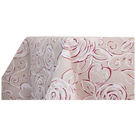 Tovaglia Miros Disegno Amelie Rosso 140x240 Amelie Rosso - Foto 13