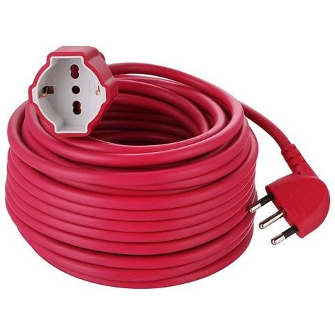 01572 Prolunga Giardino 20 Mt Spina 16a E Presa Polivalente (schuko + 10/16a) Adatta Per Elettrodomestici Da Giardinaggio - Sezione Cavo 3g1,5 Mm² - Foto 2
