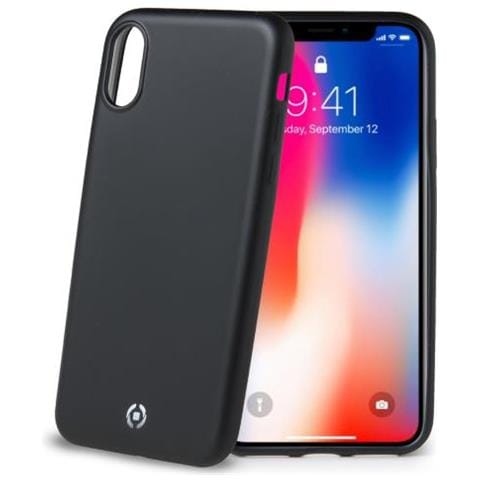 Cover Soft Matt per iPhone X - Nero - Foto 1
