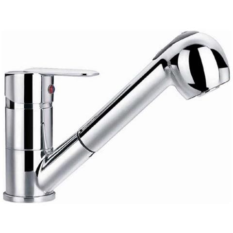 Scarub0179cr Miscelatore Per Lavello Monforo Con Doccetta Estraibile Crom - Foto 2