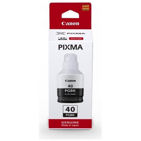 GI40PGBK Adatto per G5040 Inchiostro Nero 3385C001 135ml 6000 Lati - Foto 1