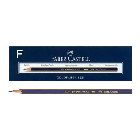 Faber Castell 112510 - Matita Di Grafite Goldfaber 1221 - F - Conf. 12 Pz - Foto 1