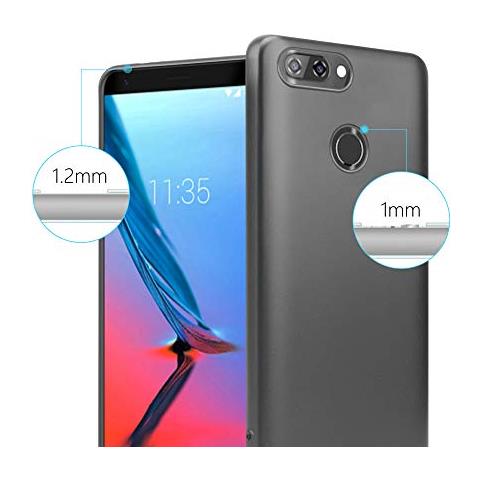 Custodia Compatibile Con Zte Blade V9 In Grigio Metallico - Coperchio Protettivo In Silicone Tpu Flessibile - Foto 2