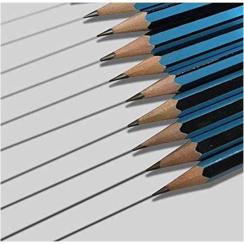 Durevole Snap-resistente E Duratura Matite Hb School For Children Adolescenti E Adulti Ideale Per Disegnare Scrivere Office Desk Work Generale (confezione Da 12)  - Foto 2