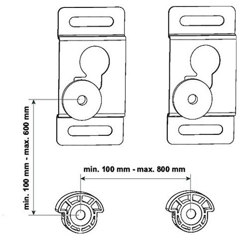Supporto TV da Parete LWH1737511 13-70" Portata Max 50 Kg - Foto 2