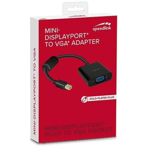 SL-170011-BK cavo di interfaccia e adattatore Mini DisplayPort VGA Nero - Foto 2