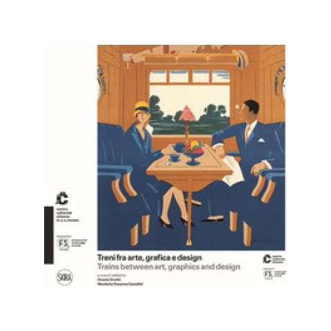 Oreste Orvitti - Treni fra arte, grafica e design-Trains between art, graphics and design. Ediz. illustrata - Foto 1