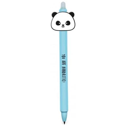 Penna A Sfera Panda Cancellabile 14 Cm Azzurro / nero - Foto 1