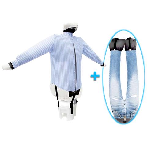 Stiracamicie Stira Asciuga In Automatico Camicie Polo Pantaloni Jeans Rinfresca E Sanifica Abiti Tessuti Stirasciugatore 4 In 1 Ferro Verticale 3 Programmi A++ Made In Italy Garanzia10anni Sa04 ECO INOX - Foto 1