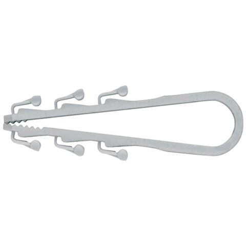 58155 fermacavo Bianco 100 pz - Foto 1