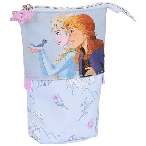 Astuccio Portapenne Frozen Believe 8 X 19 X 6 Cm Lilla - Foto 1