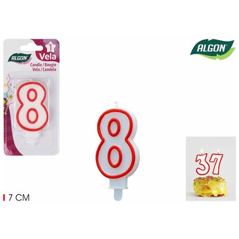 Set Di Candele Algon Rosso (36 Unità) - Foto 4