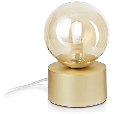 Lumetto Contemporaneo Perlage Metallo Ottone 1 Luce G9 15w 3000k Ip20 - Foto 1