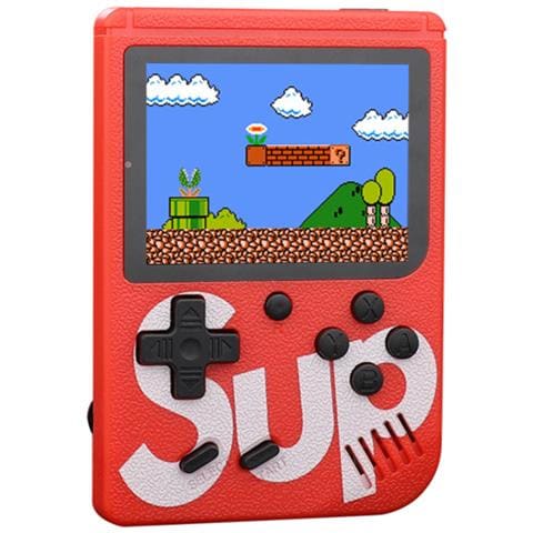 Console Emulatrice 400 Giochi Con Joystick Multigiocatore Modello Sup, Rosso - Foto 2