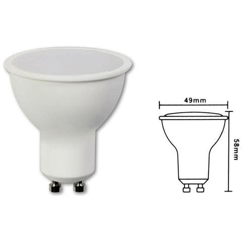 Faretto Led 8 Watt Gu10 Da Incasso Lampadina 8w Luce Bianca 6500k - Foto 3