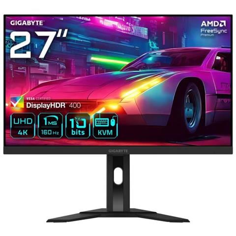 M27ua 27"" Monitor Da Gioco Uhd - 3840 X 2160, 160hz, 1ms, 400 Cd /m, Freesync Premium, Hdr Ready, Hdmi 2.1, Displayport 1.4 - Foto 1