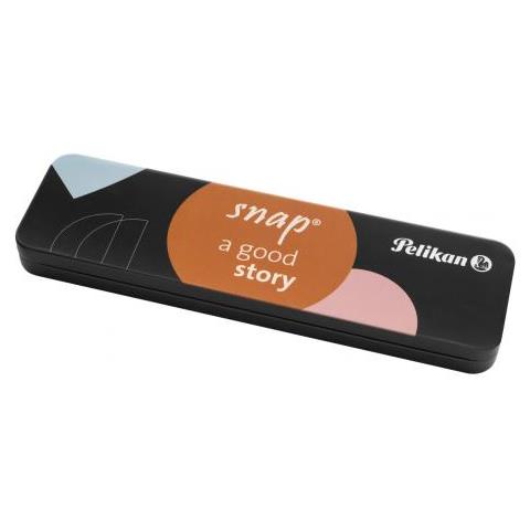 Kugelschreiber Snap Metalic K10 Platin Im Etui Blu Penna A Sfera Retrattile A Clip Medio 1 Pz - Foto 2