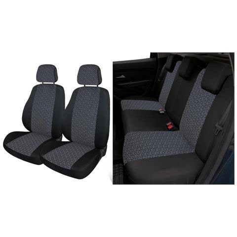 Serie Completa Coprisedili Fast&smart Tg. Grande Tess. Grey&color - Foto 1