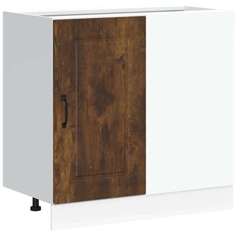 Base Da Cucina Kalmar Rovere Fumo In Legno Multistrato - Foto 2