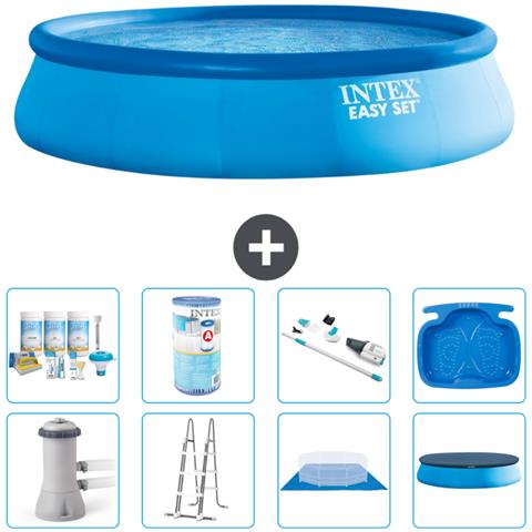 Piscina Fuori Terra - In Giro - 457x107 Cm - Blu - Include Accessori Coordinati A1272 - Foto 1