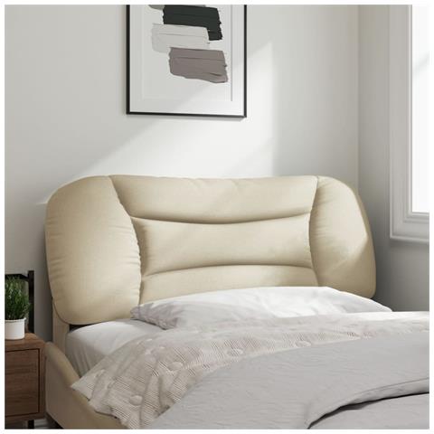 Lusso Casadino - Cuscino Testiera Hvar Crema 100 Cm In Tessuto - Foto 2