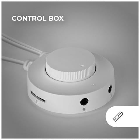 Marsgaming Msrgb2, Bluetooth 5.3 15w, Dsp, Rgb, Total Mesh, Control Box, Jack 3.5mm E Usb, Bianco - Foto 2