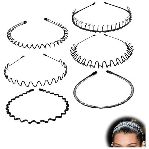 Fascia Per Capelli In Metallo Ondulata - Foto 1