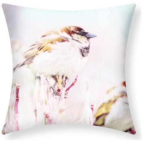 Set Di 2 Copricuscini 40x40 Cm Design Uccello - Foto 1