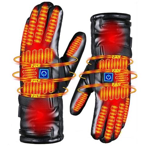 Guanti Riscaldati Ricaricabili - Neri, Temperatura Regolabile, Perfetti Per Gli Sport Invernali - Foto 2