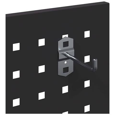 Carrello per Attrezzi con lo scaffale Nero 65 x 35 x 111 cm - Foto 9