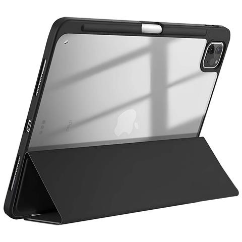 Custodia Per Ipad Air / Pro 11"" Primefolio Con Supporto Magnetico E Alloggiamento Per Pencil, Nero Transparente - Foto 2