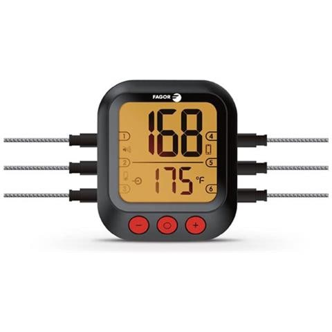 Termometro Da Cucina Nero Connesso - Fg1927 - Foto 2