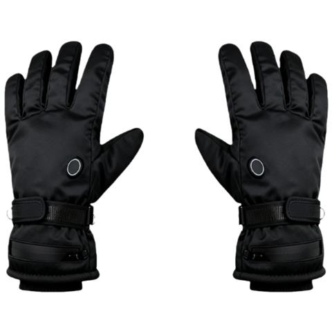 Guanti Riscaldati Ricaricabili Touchscreen Per Attività Invernali All'aperto (batteria 4-8 Ore) Black - Foto 1
