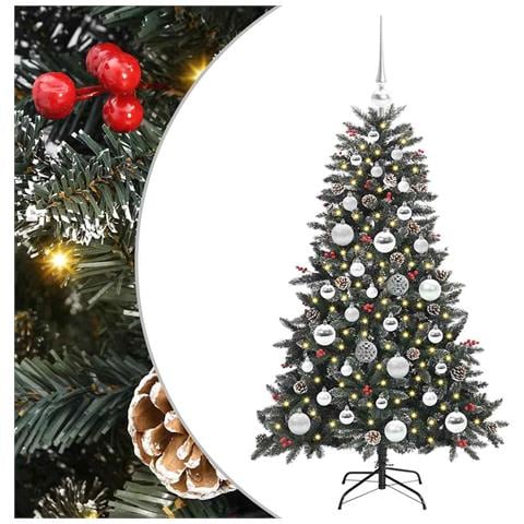 Albero di Natale artificiale con 150 LED Verde 120 cm - Foto 1