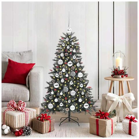 Albero di Natale artificiale con 150 LED Verde 120 cm - Foto 2