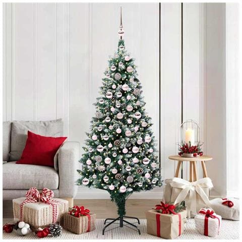 Albero di Natale artificiale con 300 LED Verde 180 cm - Foto 2