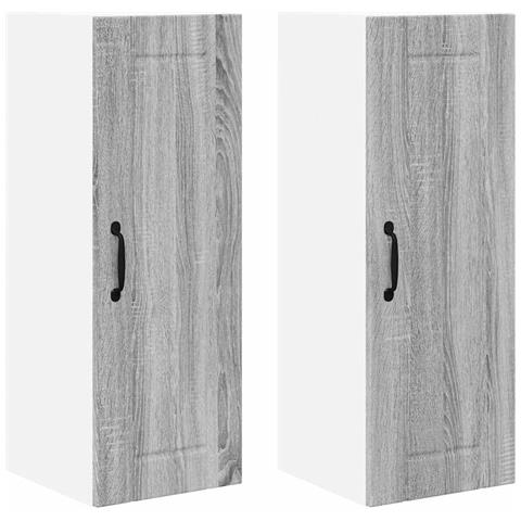 Mobile da cucina 2 pcs Grigio Sonoma 30 x 31 x 80 cm - Foto 1