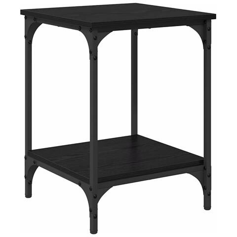 Tavolino da salotto Rovere Nero 40 x 40 x 55 cm - Foto 1