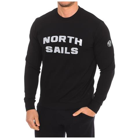 Felpa Girocollo A Maniche Lunghe 9024170 Da Uomo - Foto 1