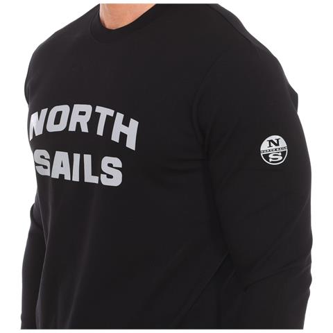 Felpa Girocollo A Maniche Lunghe 9024170 Da Uomo - Foto 3