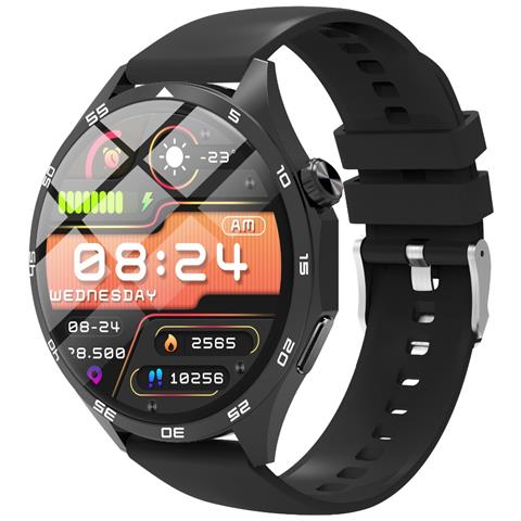 Smartwatch Multifunzionale Con Chiamate Bluetooth, Monitoraggio Della Frequenza Cardiaca E Quadrante Personalizzabile Black - Foto 1