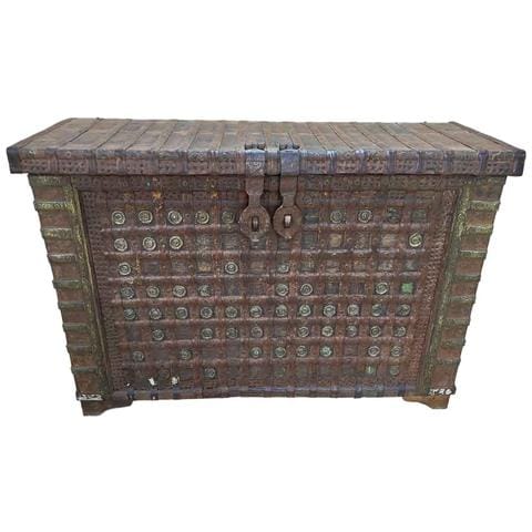 Baule In Legno Fatta A Mano 136x46x96h Cm - Foto 2