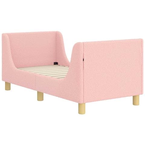 Struttura letto per bambini con testata Rosa 70 x 140 cm - Foto 1
